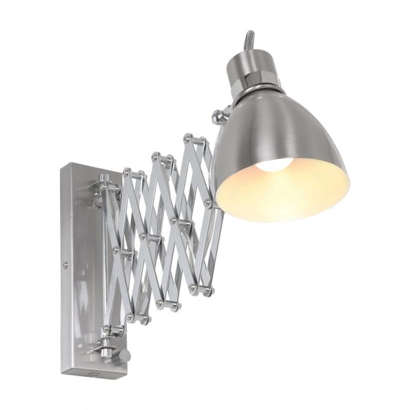 Industriële wandlamp Spring staal