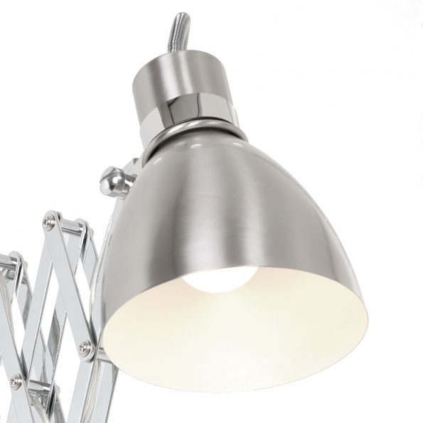 Industriële wandlamp Spring staal - Afbeelding 3