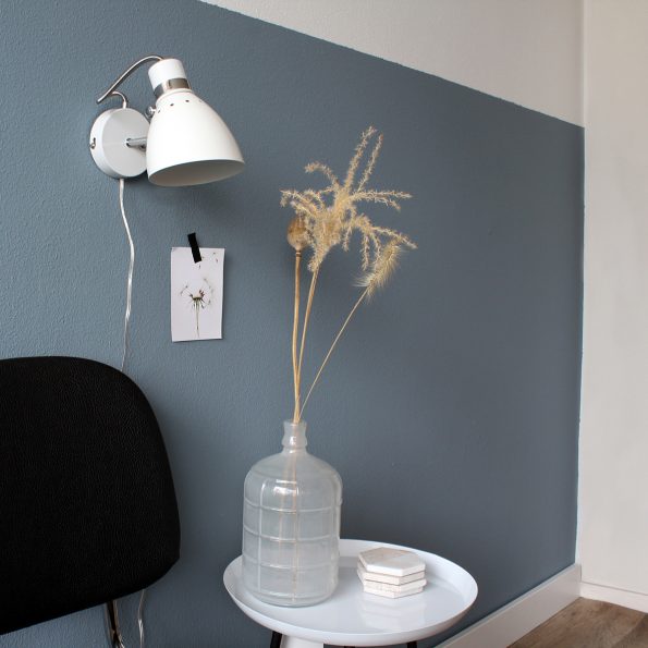 Industriële wandlamp Spring wit ø 12 cm - Afbeelding 2