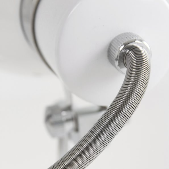 Industriële wandlamp Spring wit ø 12 cm - Afbeelding 4