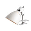 Witte fabriekslamp Linton met klep