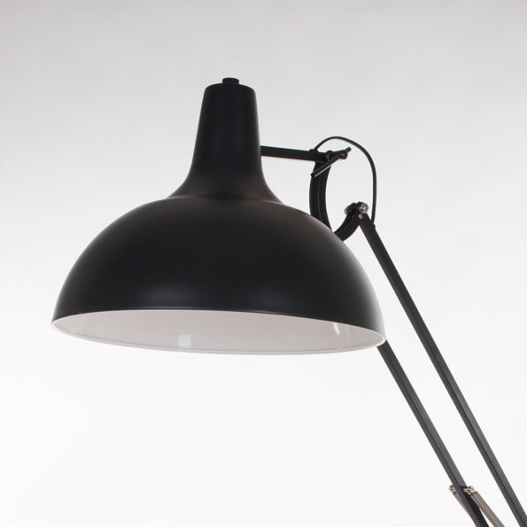Industriële vloerlamp Office magna zwart - Afbeelding 5
