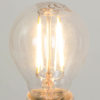Led-filament, gloeilamp, brandend, sfeer
