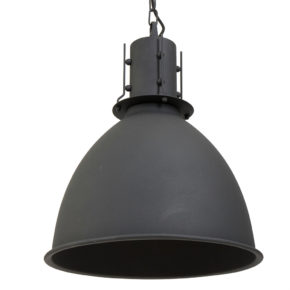 Zwarte stoere industriele hanglamp