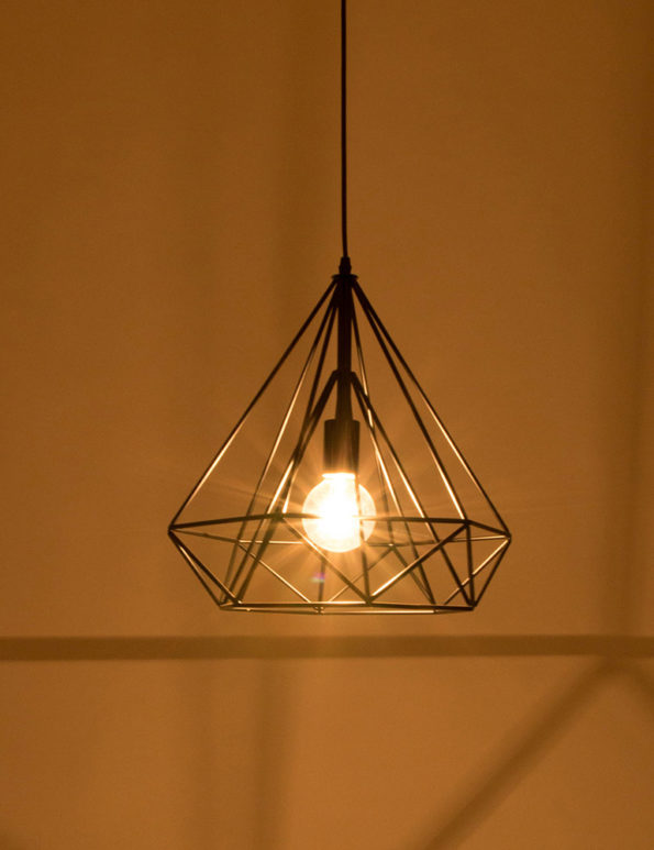 Hanglamp Longo zwart Ø38cm - Afbeelding 3