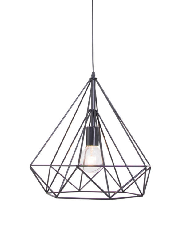 Hanglamp Longo zwart Ø38cm