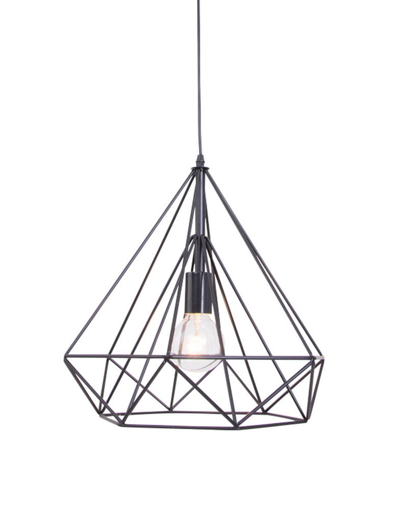 Hanglamp zwart Longo