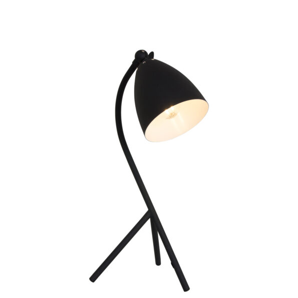 Industriële tafellamp Lina zwart ø 20 cm - Afbeelding 4