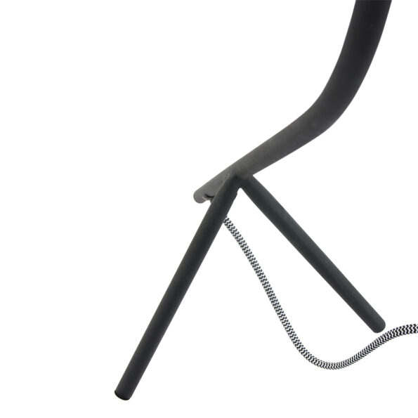Industriële tafellamp Lina zwart ø 20 cm - Afbeelding 6