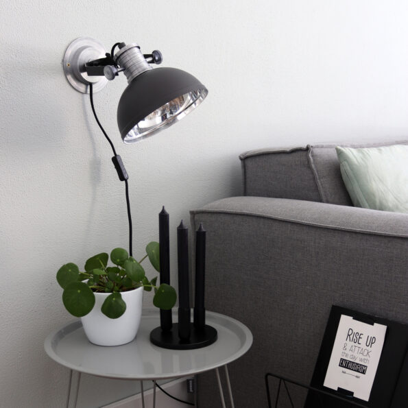 Industriële wandlamp Finn - Afbeelding 2