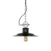 Robuuste industriele hanglamp zwart