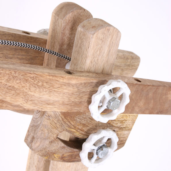 vloerlamp hout