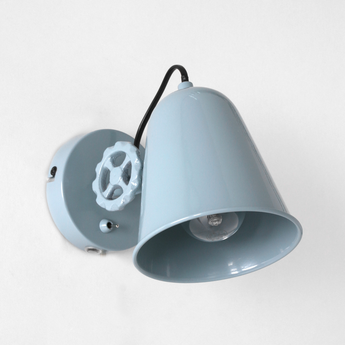 Groene wandlamp Anne lighting Dolphin | Industriele lampen