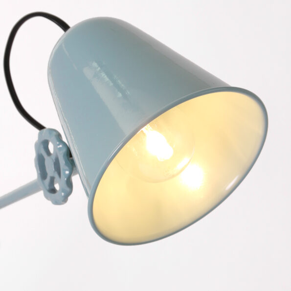 Industriële vloerlamp Dolphin groen ø 28 cm - Afbeelding 4