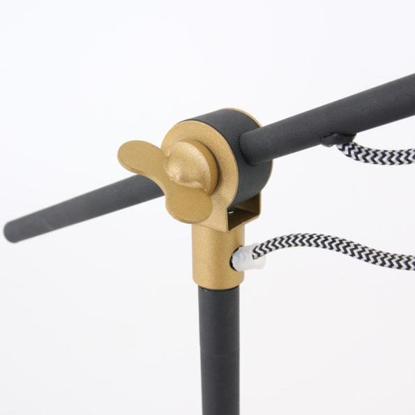 Industriële tafellamp Nove zwart ø 18 cm - Afbeelding 7
