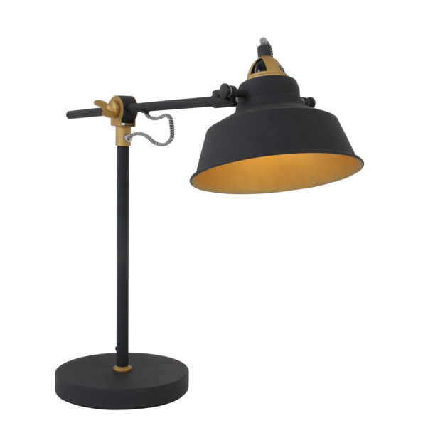 Industriële tafellamp Nove zwart ø 18 cm - Afbeelding 8