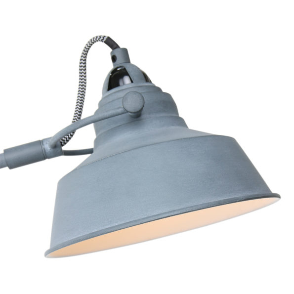 Industriële tafellamp Nove grijs ø 18 cm - Afbeelding 2