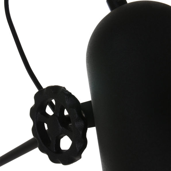 Industriële vloerlamp Dolphin zwart ø 28 cm - Afbeelding 5