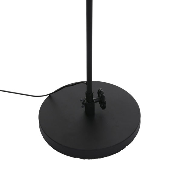 Industriële vloerlamp Dolphin zwart ø 28 cm - Afbeelding 8