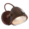 Industriële wandlamp Dublin bruin-1311B