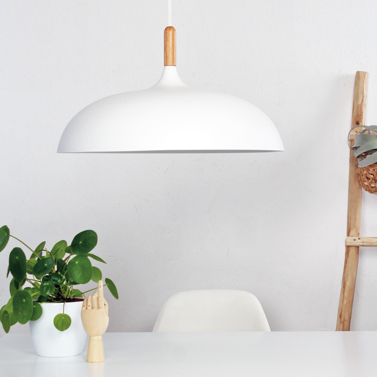 kompas Coöperatie begaan Scandinavische hanglamp Mexlite Olivia Ø45 cm | Industriele lampen online