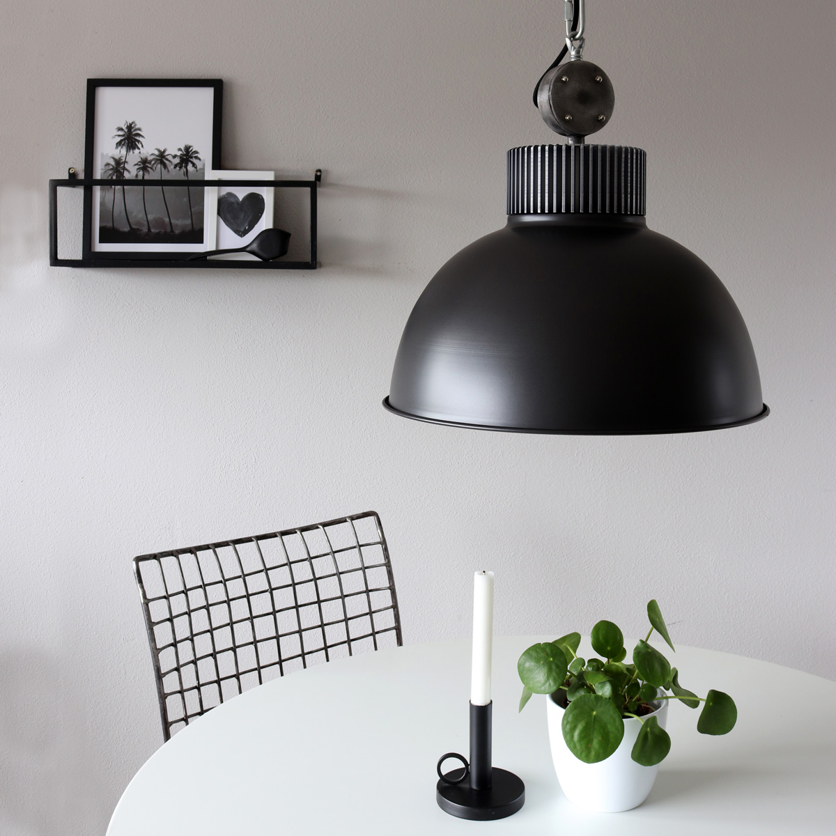 stormloop Verbinding Redelijk Stoere hanglamp Ed zwart | Industriele lampen online