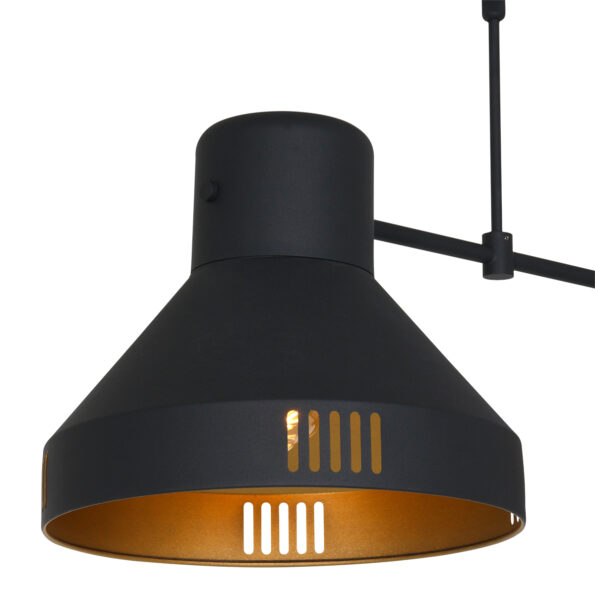 Industriële hanglamp Evy zwart - Afbeelding 5