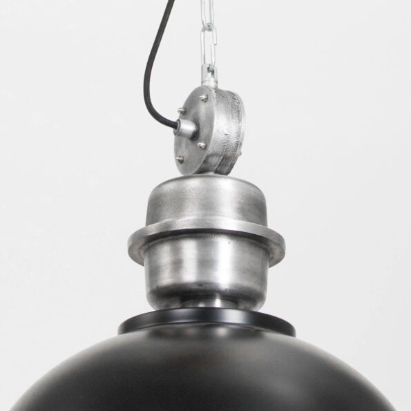 Industriële hanglamp Bikkel zwart ø 42 cm - Afbeelding 5
