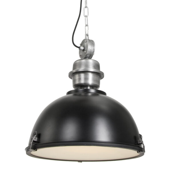 Industriële hanglamp Bikkel zwart ø 42 cm