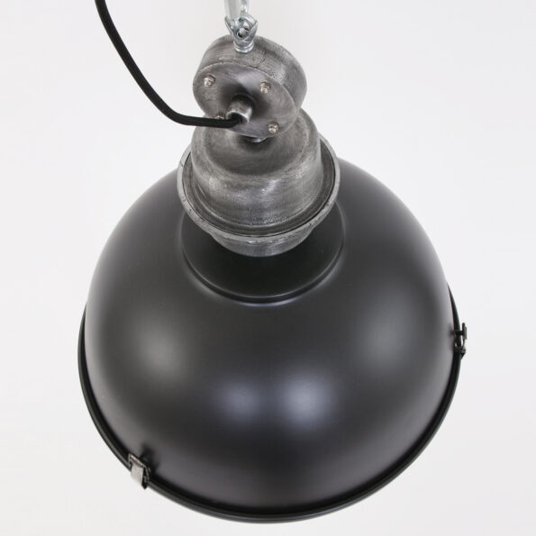 Industriële hanglamp Bikkel zwart ø 42 cm - Afbeelding 6