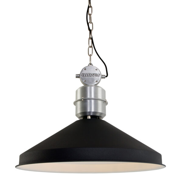 Industriële hanglamp Zappa zwart ø 54 cm