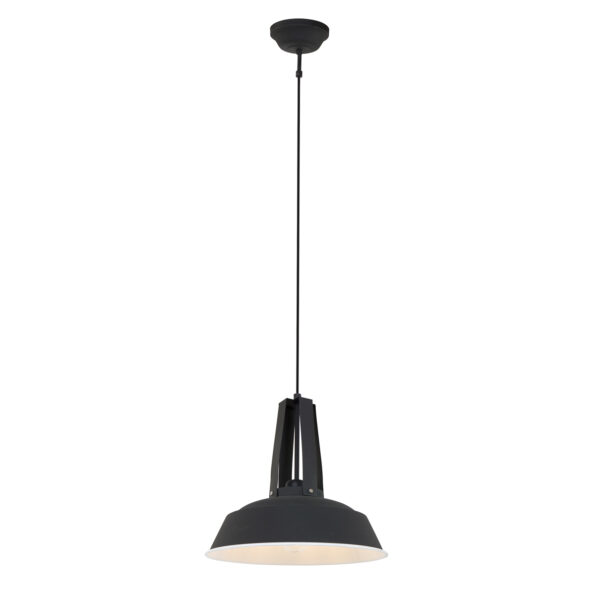 Industriële hanglamp Eden zwart ø 42 cm - Afbeelding 2
