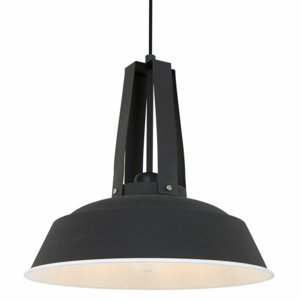 Industriële hanglamp Eden zwart ø 42 cm