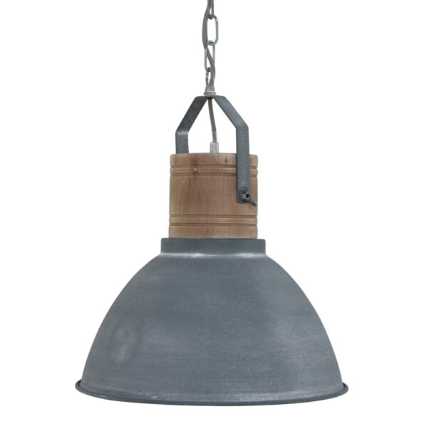 Industriële hanglamp Emile grijs ø 38 cm