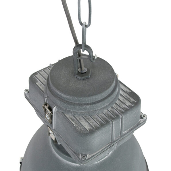 Industriële hanglamp Densi grijs ø 38 cm - Afbeelding 3