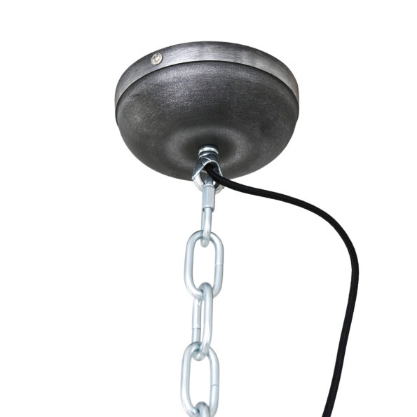 Industriële hanglamp Bikkel zwart ø 32 cm - Afbeelding 6