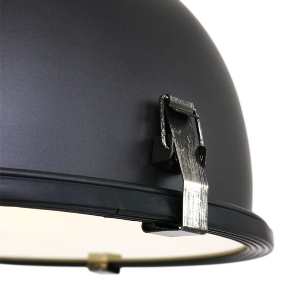 Industriële hanglamp Bikkel zwart ø 32 cm - Afbeelding 3