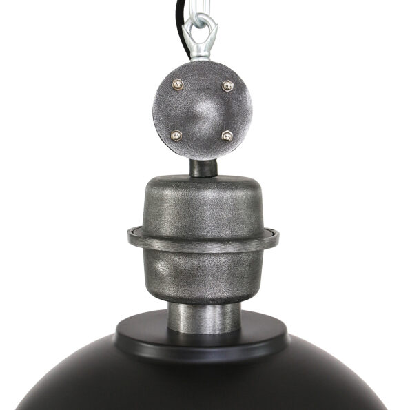 Industriële hanglamp Bikkel zwart ø 32 cm - Afbeelding 4