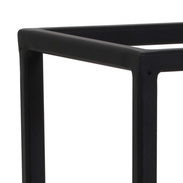 Tafellamp mat zwart met bronzen details industrieel trendy Marlay - Afbeelding 4