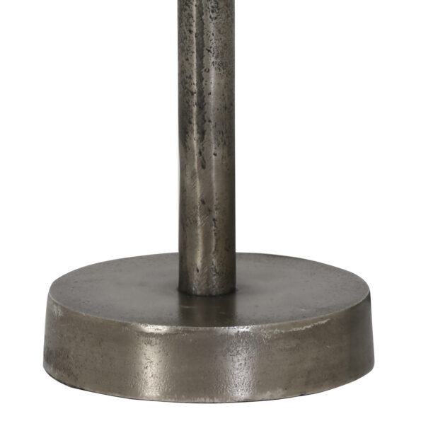 Lampenvoet ruw nikkel vintage Undai - Afbeelding 3
