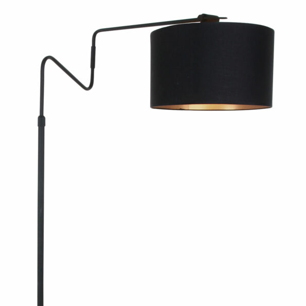 Industriële vloerlamp Linstrom zwart - Afbeelding 4
