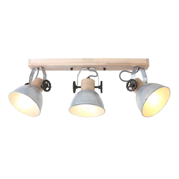 Industriële spot Gearwood hout - Afbeelding 2