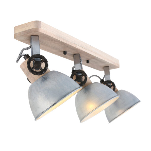 Industriële spot Gearwood hout - Afbeelding 9