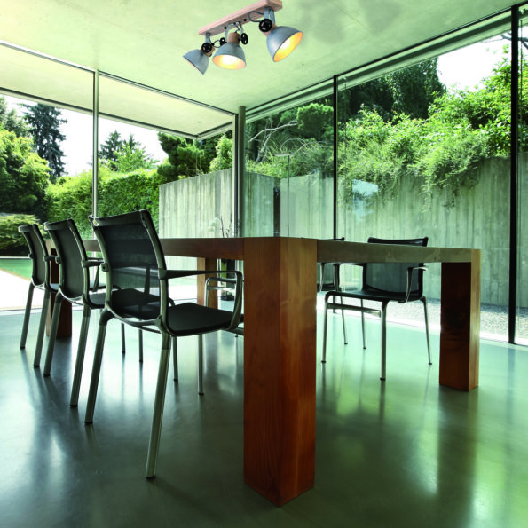 Industriële spot Gearwood hout - Afbeelding 3