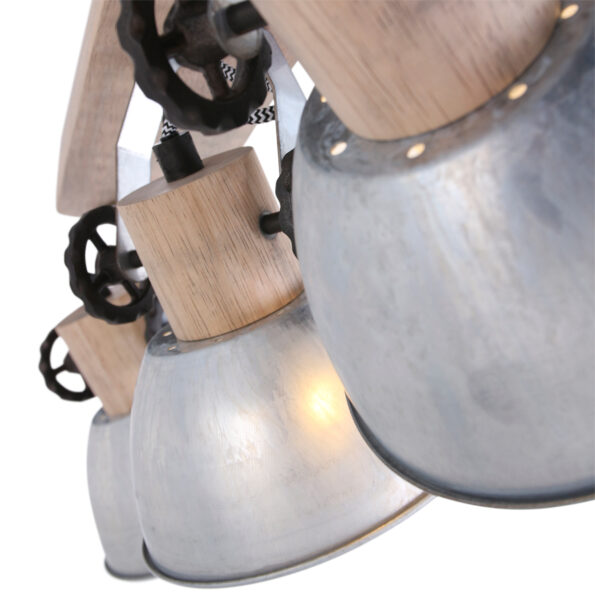Industriële spot Gearwood hout - Afbeelding 4