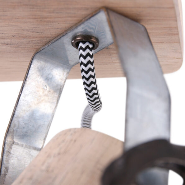 Industriële spot Gearwood hout - Afbeelding 6