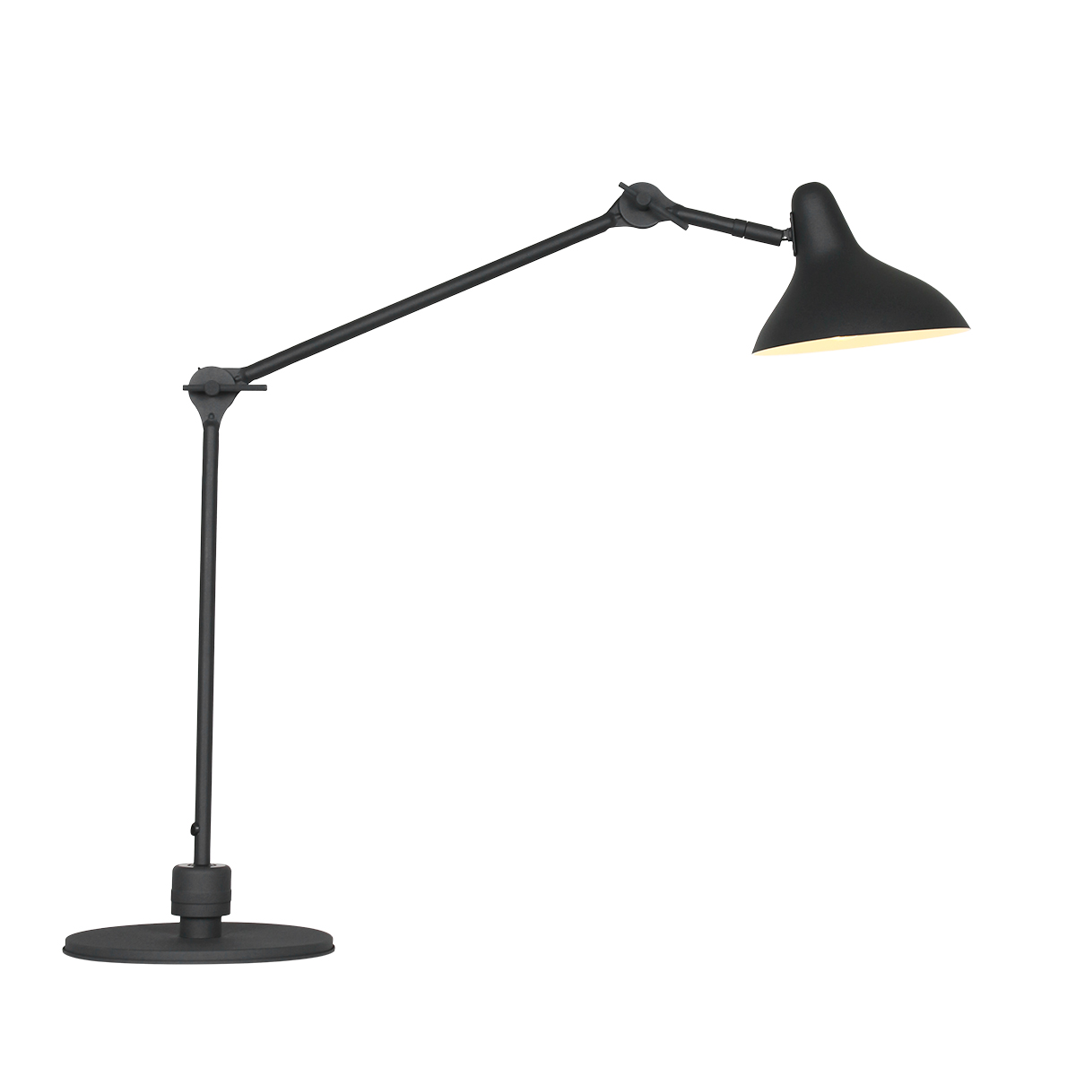 Bureaulamp zwart design industrieel Kasket | Industriele online