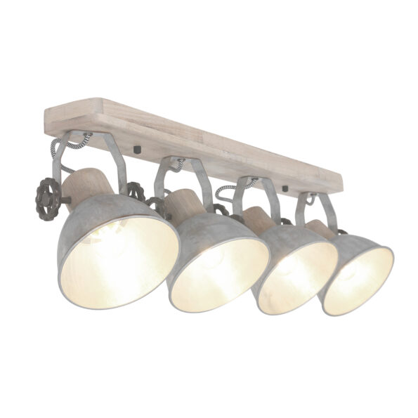 Industriële spot Gearwood hout