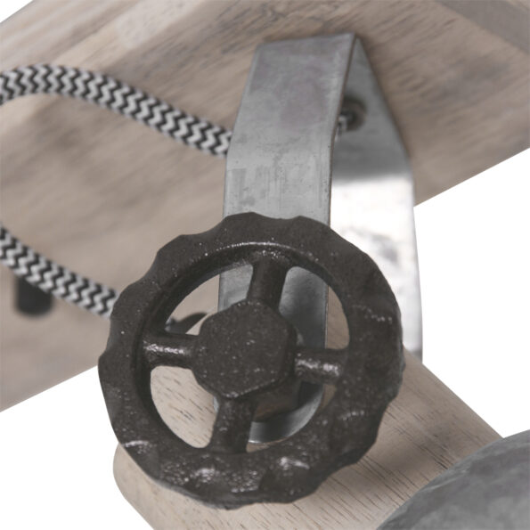 Industriële spot Gearwood hout - Afbeelding 9