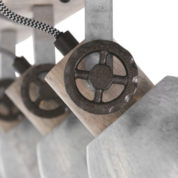 Industriële spot Gearwood hout - Afbeelding 5
